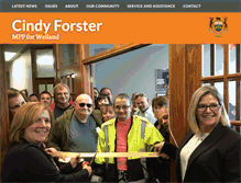 Tablet Screenshot of cindyforster.com